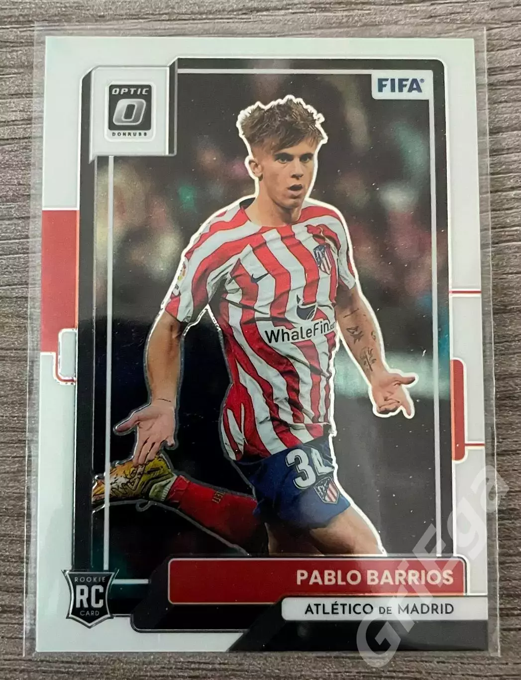 Футбол карточка Pablo Barrios/Пабло Барриос (Atletico Madrid/Атлетико Мадрид)