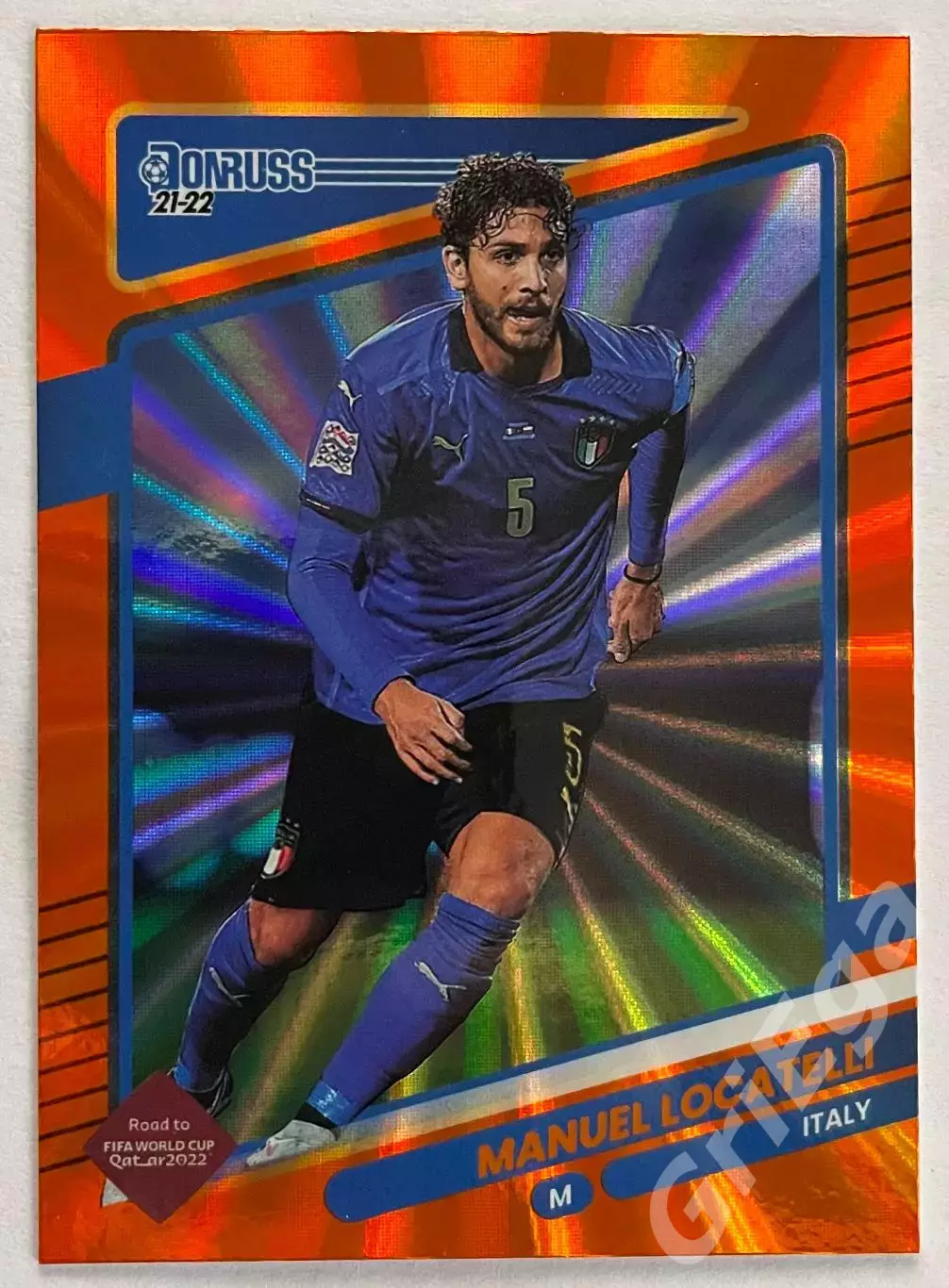 Карточка Manuel Locatelli/Мануэль Локателли (Italia/Италия) Donruss 2021-22
