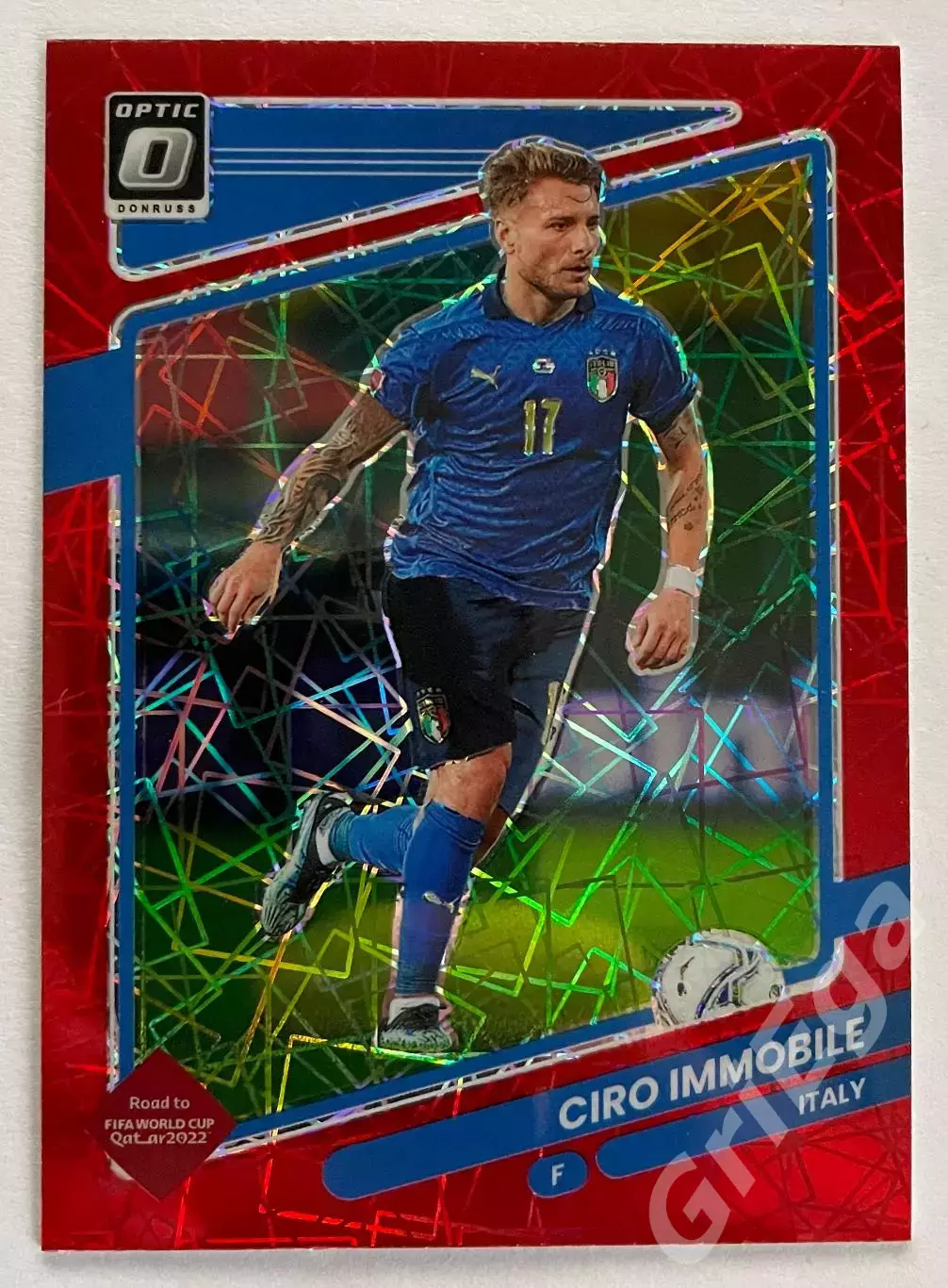 Карточка Ciro Immobile/Чиро Иммобиле (Italia/Италия) Donruss 2021-22