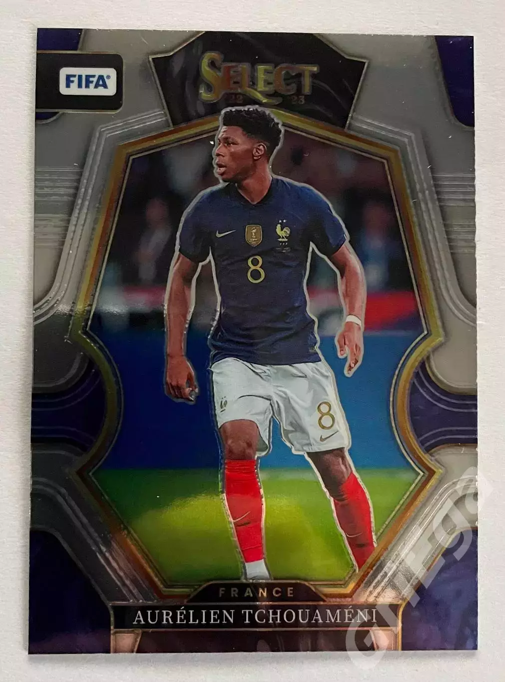 Карточка Aurelien Tchouameni/Орельен Тчуамени (France/Франция) PANINI Select