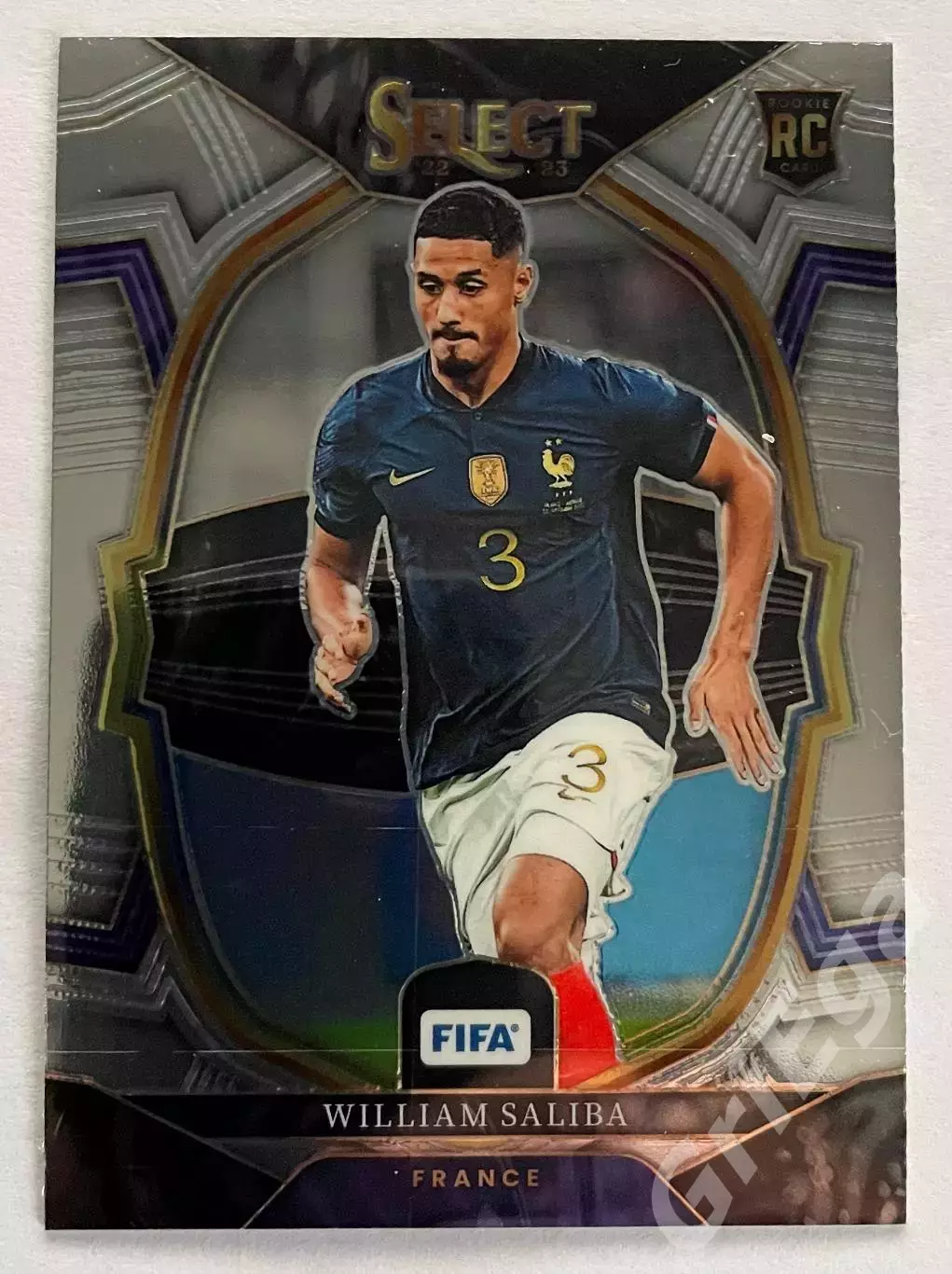 Карточка William Saliba/Вильям Салиба (France/Франция) PANINI Select