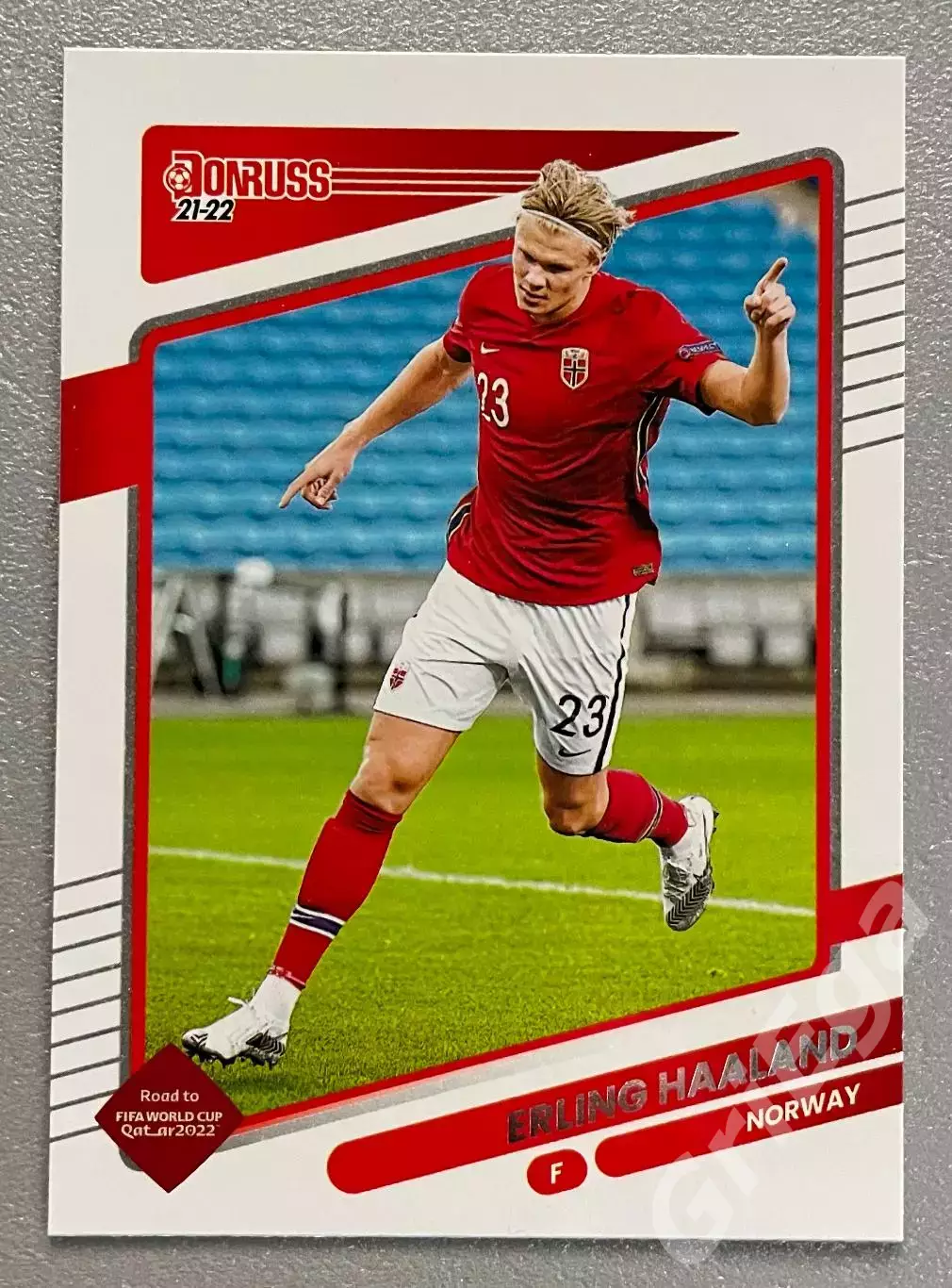 Карточка Erling Haaland/Эрлинг Холанд (Norway/Норвегия) Donruss Soccer 2021-22