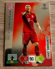 Карточка Bastian Schweinsteiger/Бастиан Швайнштайгер (Бавария Мюнхен) ЛЧ 2012-13