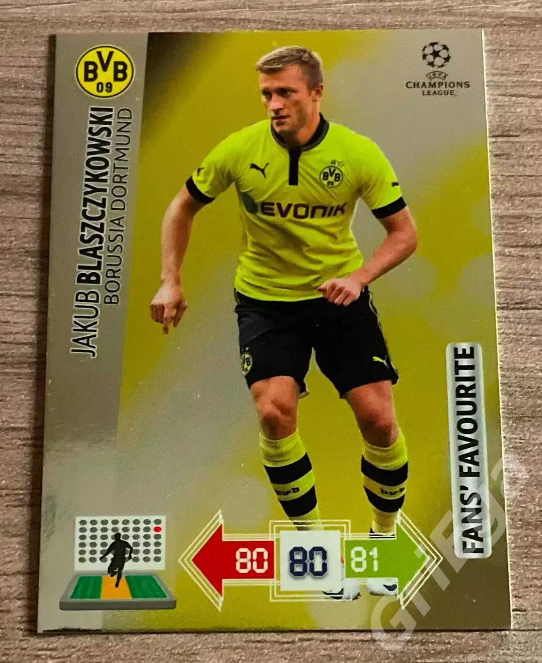 Карточка Jakub Blaszczykowski/Якуб Блащиковский (Боруссия Дортмунд) ЛЧ 2012-13