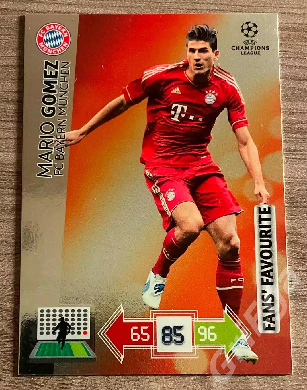Карточка Mario Gomez/Марио Гомес (Bayern M?nchen/Бавария Мюнхен) ЛЧ 2012-13