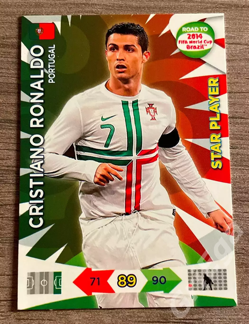 Карточка Cristiano Ronaldo/Криштиану Роналду (Portugal/Португалия) ЧМ 2014