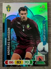 Карточка Andreas Isaksson/Андреас Исакссон (Sverige/Швеция) PANINI Евро 2012