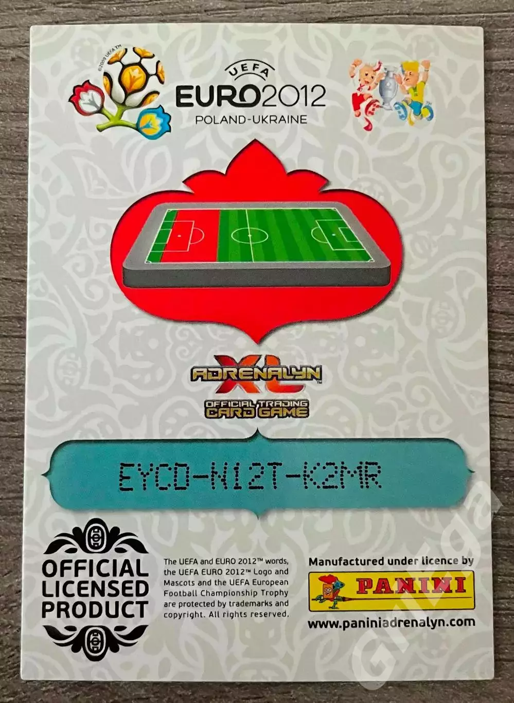 Карточка Сергей Игнашевич/Sergei Ignashevich (Россия, ЦСКА) PANINI Евро 2012 1