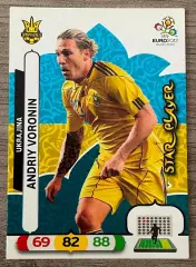Карточка Andriy Voronin/Андрей Воронин (Ukrajina/Украина) PANINI Евро 2012