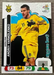 Карточка Andriy Yarmolenko/Андрей Ярмоленко (Ukrajina/Украина) PANINI Евро 2012