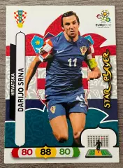 Карточка Darijo Srna/Дарио Срна (Croatia/Хорватия) PANINI Евро 2012