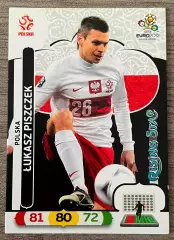 Карточка Lukasz Piszczek/Лукаш Пищек (Poland/Польша) PANINI Евро 2012