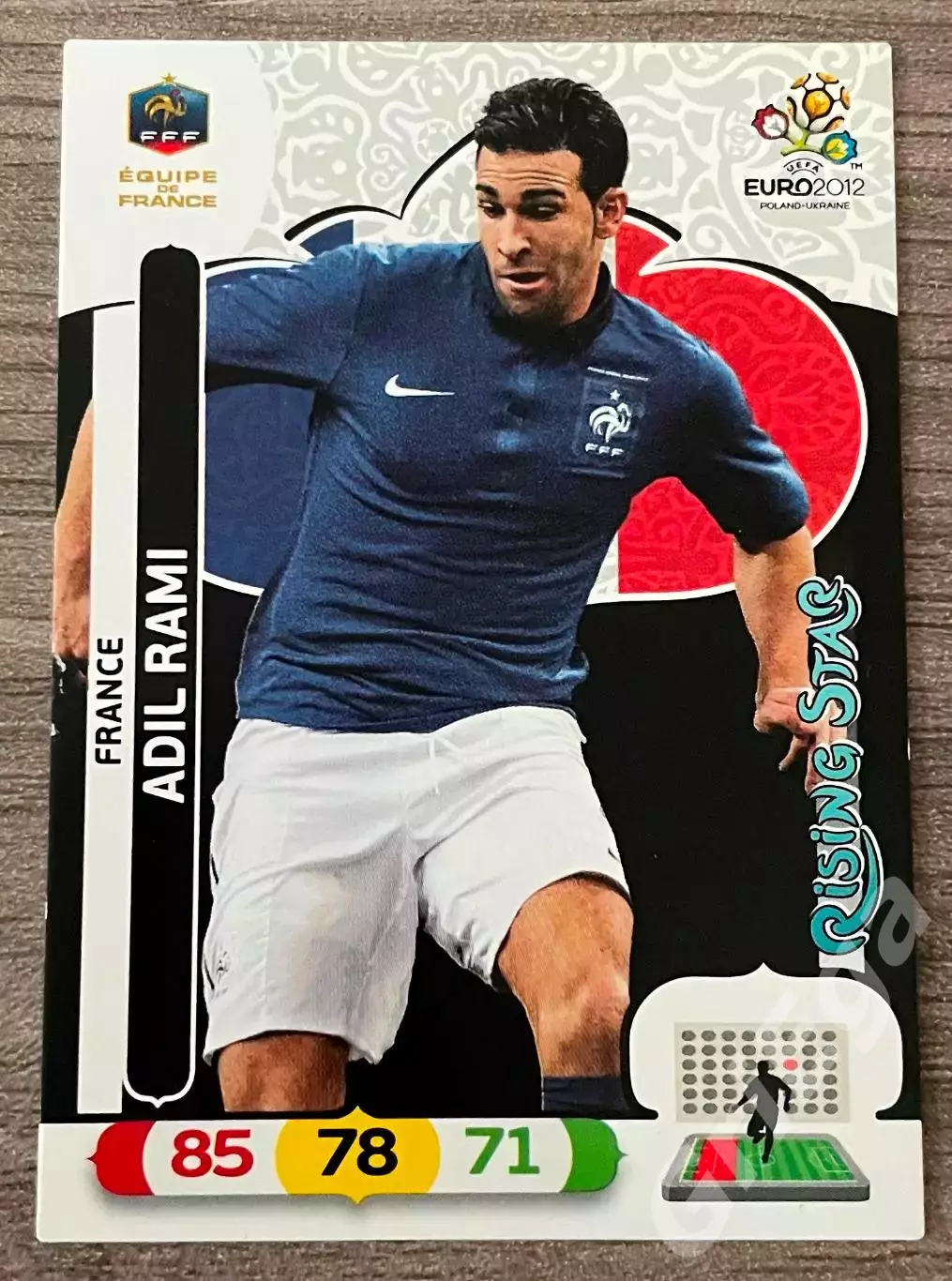 Карточка Adil Rami/Адиль Рами (France/Франция) PANINI Евро 2012
