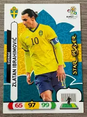 Карточка Zlatan Ibrahimovic/Златан Ибрагимович (Sweden/Швеция) PANINI Евро 2012