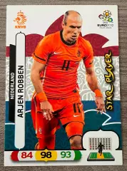 Карточка Arjen Robben/Арьен Роббен (Nederland/Нидерланды) PANINI Евро 2012