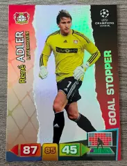 Карточка Rene Adler/Рене Адлер (Байер 04 Леверкузен) PANINI ЛЧ 2011-12
