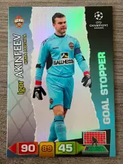 Карточка Игорь Акинфеев/Igor Akinfeev (ЦСКА Москва) PANINI ЛЧ 2011-12