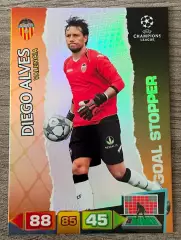 Карточка Diego Alves/Диего Алвес (Valencia/Валенсия) PANINI ЛЧ 2011-12