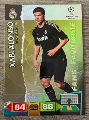 Карточка Xabi Alonso/Хаби Алонсо (Real Madrid/Реал Мадрид) PANINI ЛЧ 2011-12