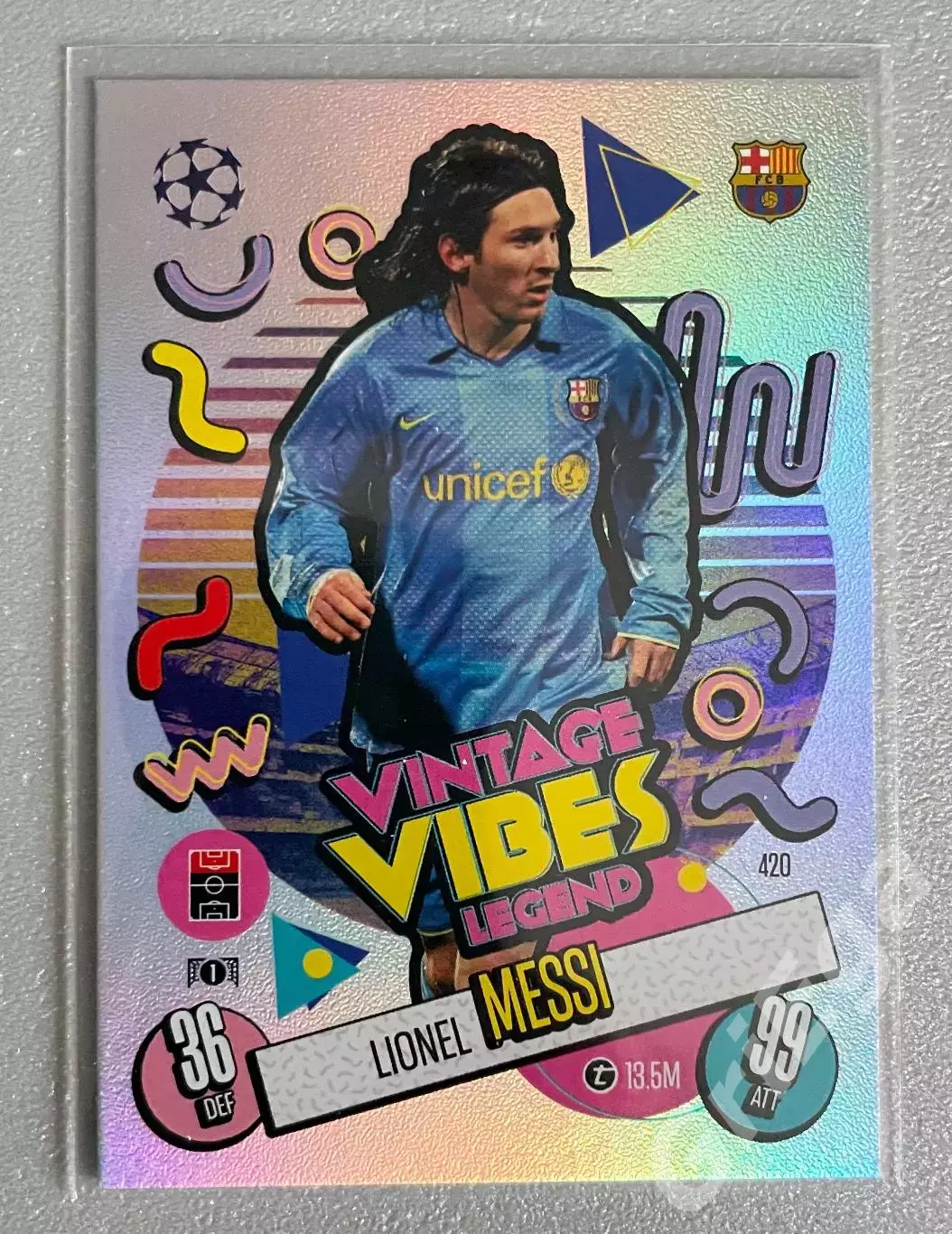 Карточка Lionel Messi/Лионель Месси (Barcelona/Барселона) 2024-25 TOPPS