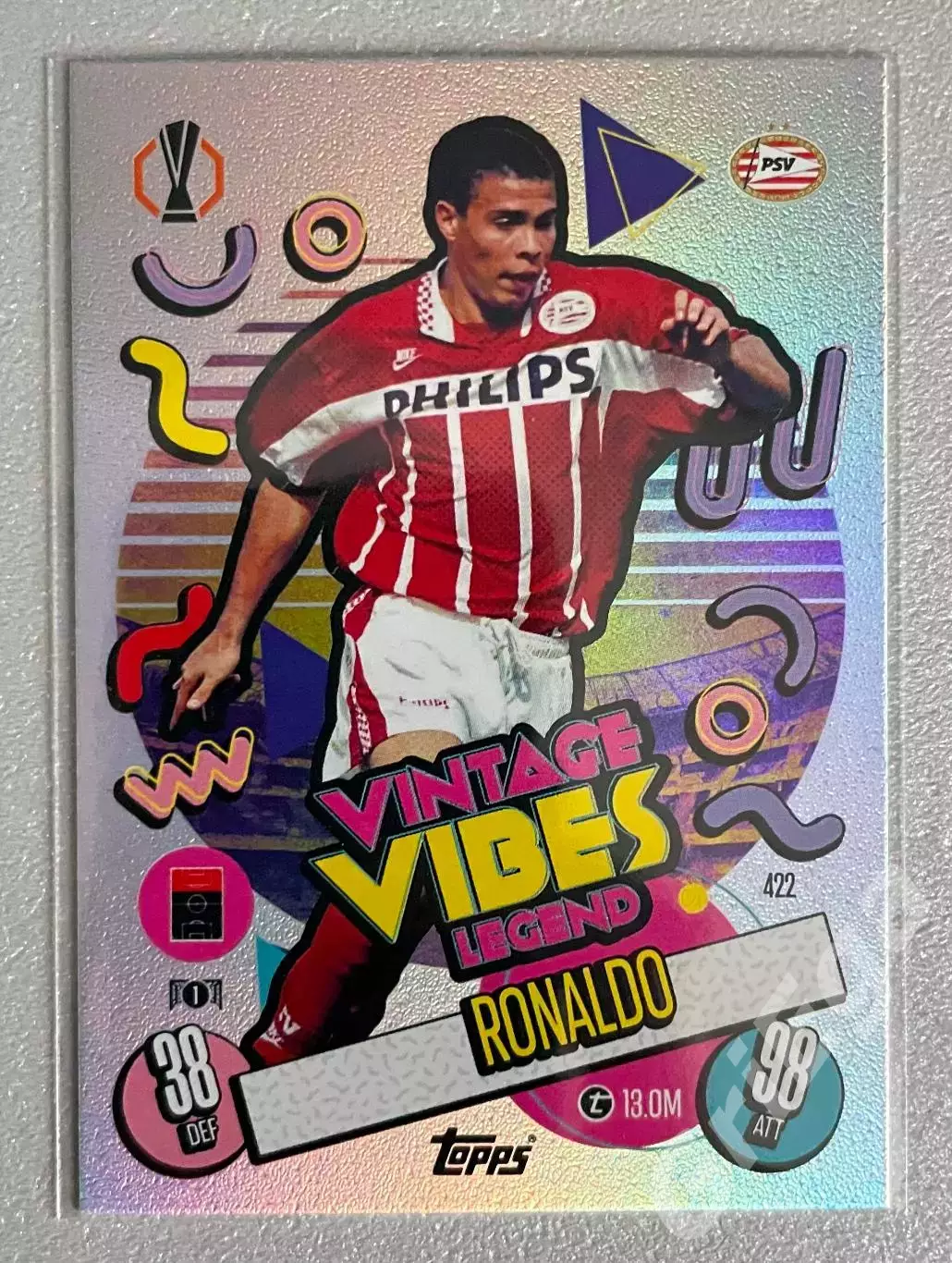 Карточка Ronaldo/Роналдо (PSV Eindhoven/ПСВ) 2024-25 TOPPS