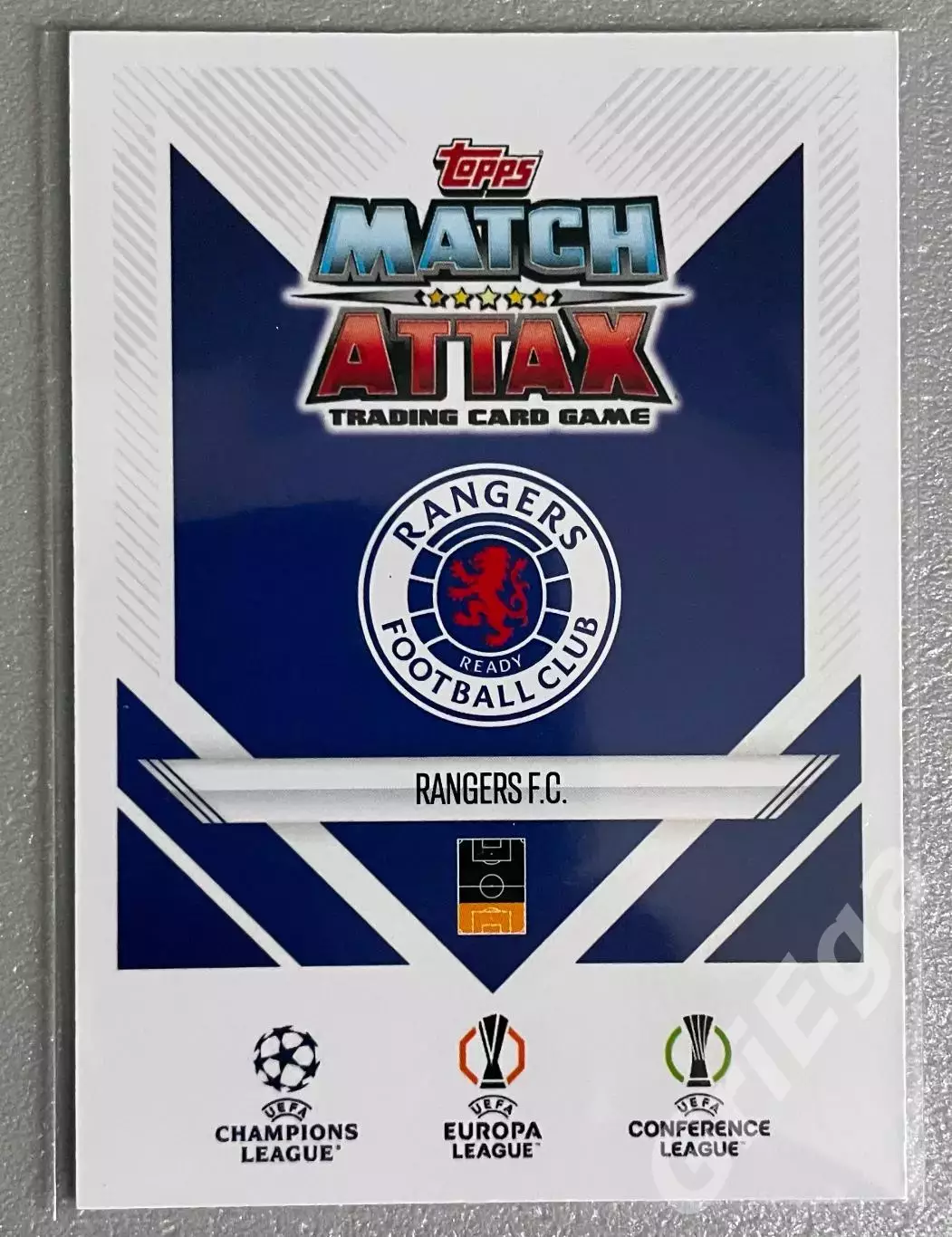 Карточка Giovanni van Bronckhorst/Джованни ван Бронкхорст (Rangers/Рейнджерс) 1