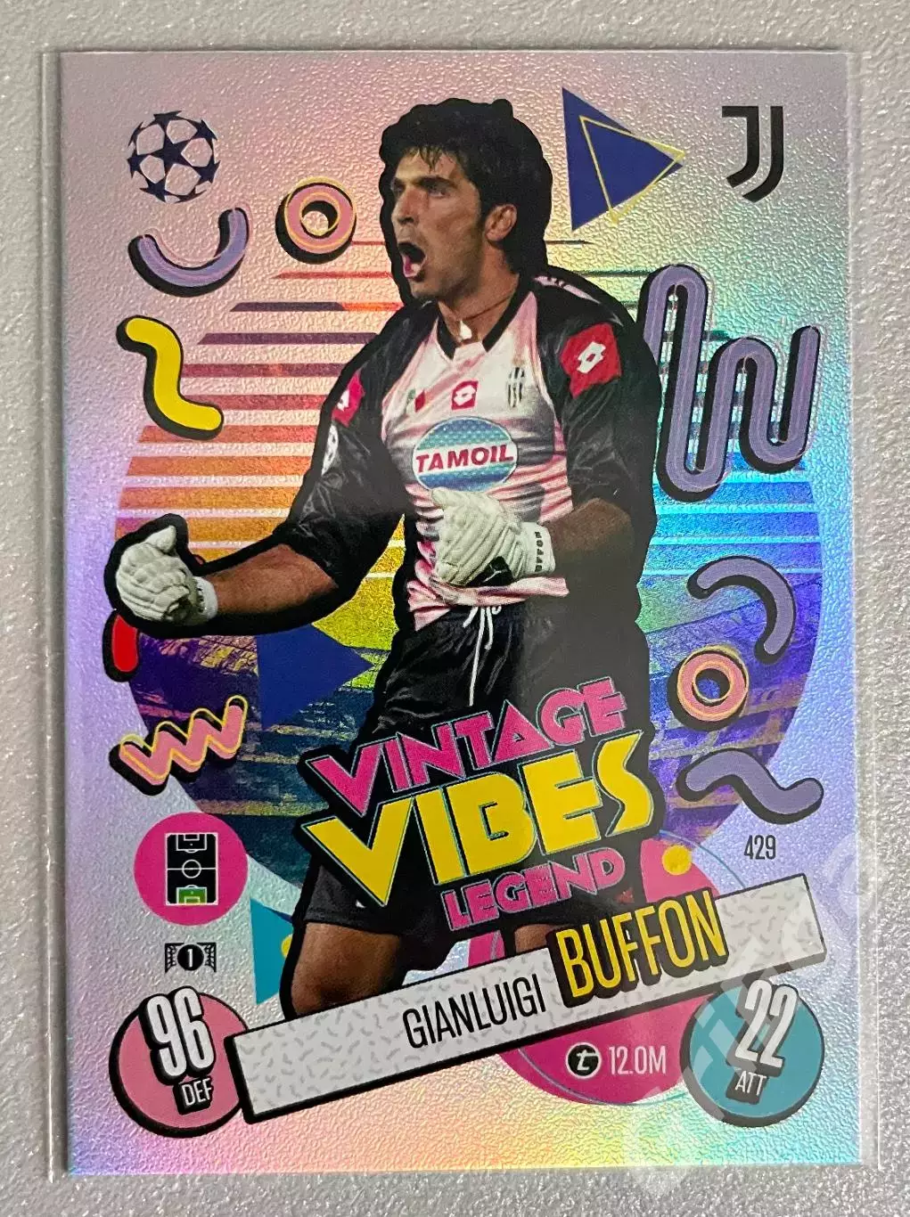Карточка Gianluigi Buffon/Джанлуиджи Буффон (Juventus/Ювентус) 2024-25 TOPPS