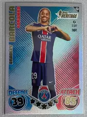 Карточка Bradley Barcola/Брэдли Баркола (Paris Saint-Germain/ПСЖ) 2024-25 TOPPS