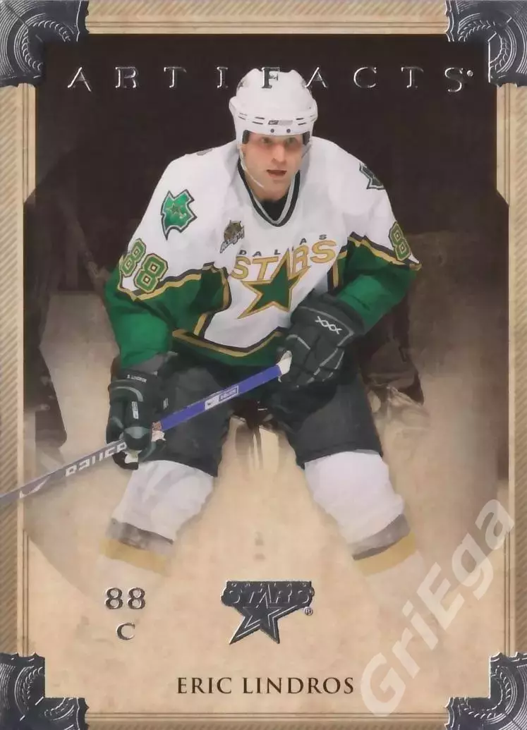 Карточка Eric Lindros (Dallas Stars) 2013-14 Upper Deck Artifacts