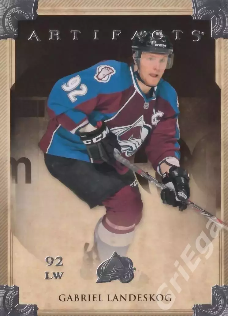 Карточка Gabriel Landeskog (Colorado Avalanche) 2013-14 Upper Deck Artifacts