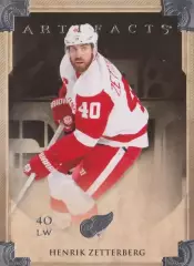 Карточка Henrik Zetterberg (Detroit Red Wings) 2013-14 Upper Deck Artifacts