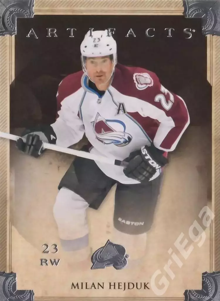 Карточка Milan Hejduk (Colorado Avalanche) 2013-14 Upper Deck Artifacts