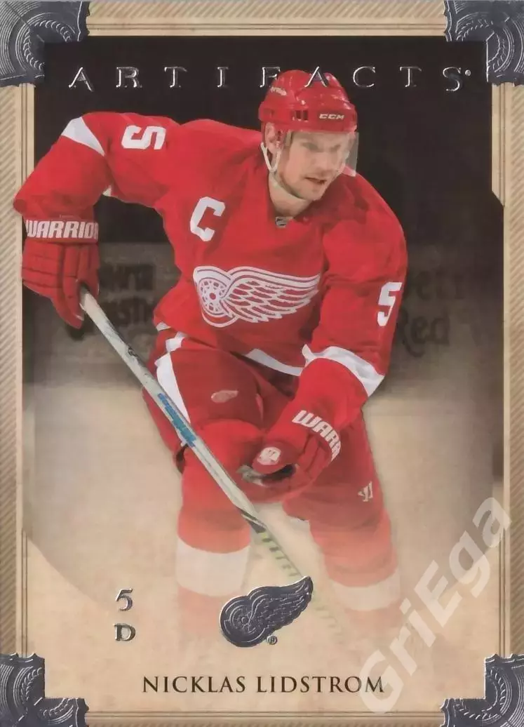 Карточка Nicklas Lidstrom (Detroit Red Wings) 2013-14 Upper Deck Artifacts