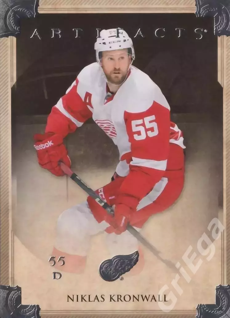 Карточка Niklas Kronwall (Detroit Red Wings) 2013-14 Upper Deck Artifacts