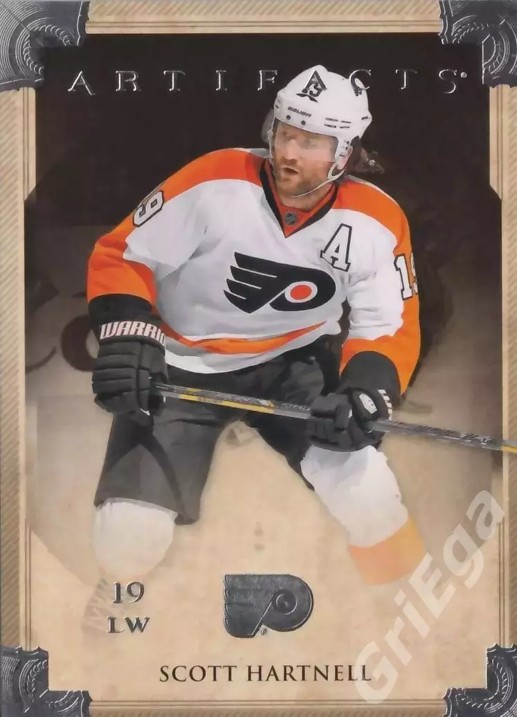 Карточка Scott Hartnell (Philadelphia Flyers) 2013-14 Upper Deck Artifacts