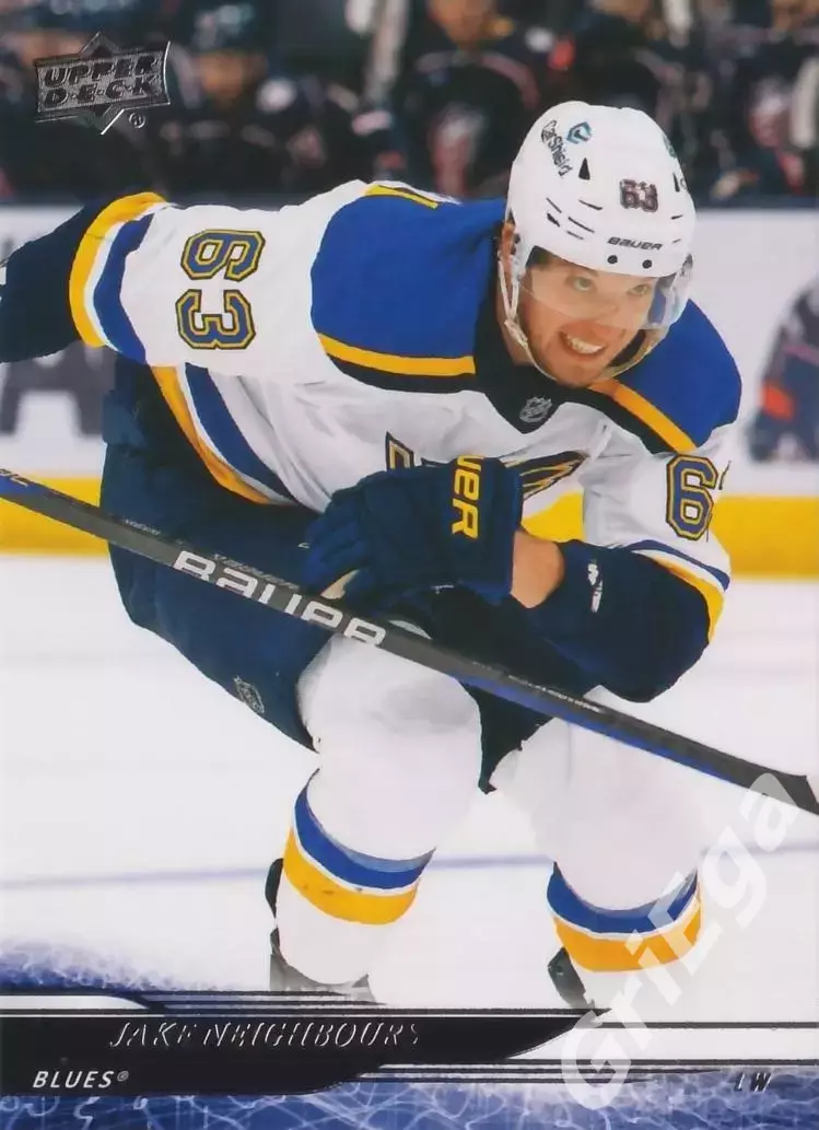 2024/25 Upper Deck Hockey #160 Jake Neighbours (St. Louis Blues)