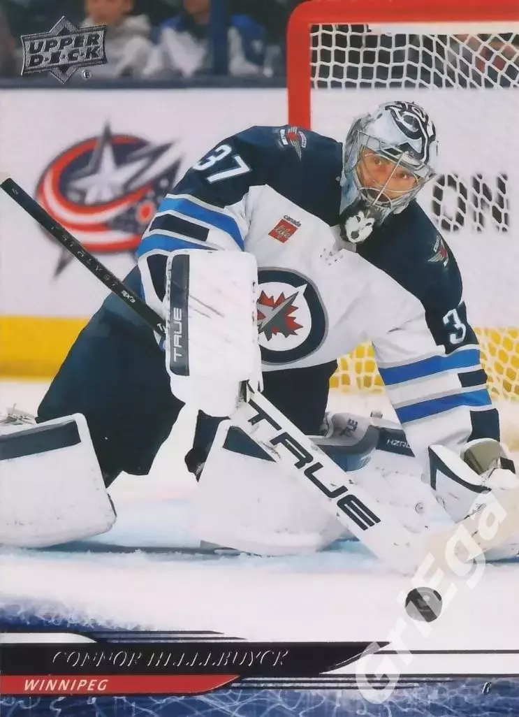 2024/25 Upper Deck Hockey #194 Connor Hellebuyck (Winnipeg Jets)