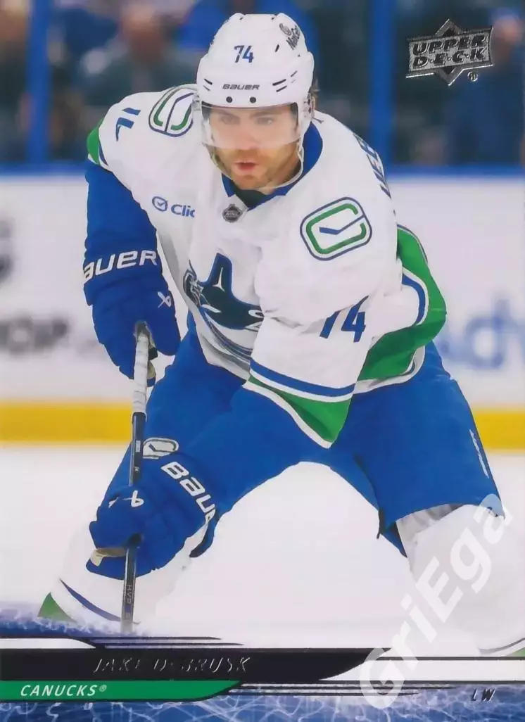 2024/25 Upper Deck Hockey #631 Jake DeBrusk (Vancouver Canucks)