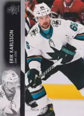 2021/22 Upper Deck Hockey #395 Erik Karlsson (San Jose Sharks)