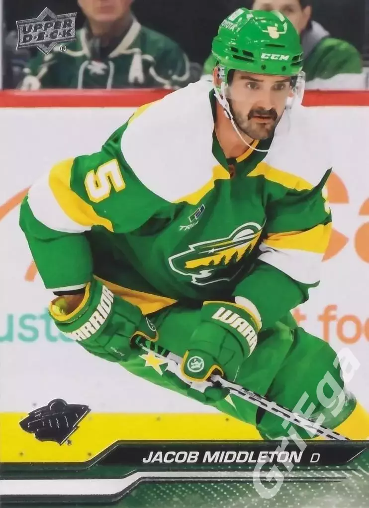 2023/24 Upper Deck Hockey #90 Jacob Middleton (Minnesota Wild)