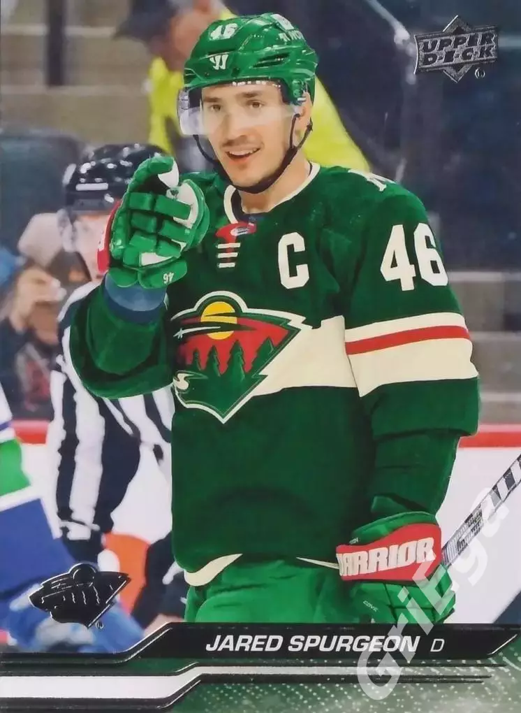2023/24 Upper Deck Hockey #91 Jared Spurgeon (Minnesota Wild)