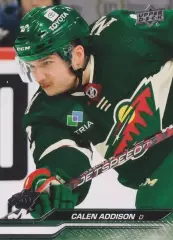 2023/24 Upper Deck Hockey #92 Calen Addison (Minnesota Wild)