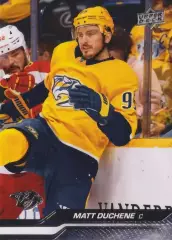 2023/24 Upper Deck Hockey #102 Matt Duchene (Nashville Predators)