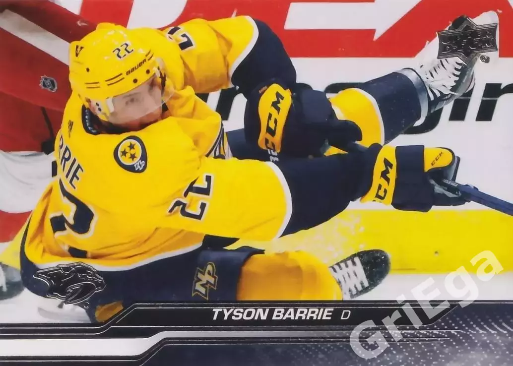 2023/24 Upper Deck Hockey #104 Tyson Barrie (Nashville Predators)