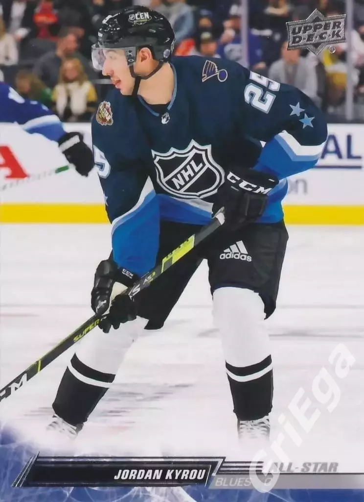 2022/23 Upper Deck Hockey #672 Jordan Kyrou (St. Louis Blues)