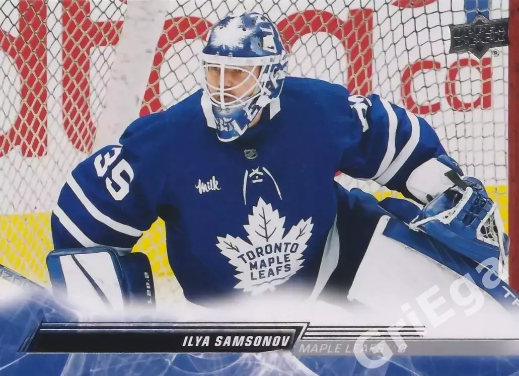 2022/23 Upper Deck Hockey #628 Ilya Samsonov/Илья Самсонов (Toronto Maple Leafs)