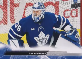 2022/23 Upper Deck Hockey #628 Ilya Samsonov/Илья Самсонов (Toronto Maple Leafs)