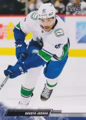2022/23 Upper Deck Hockey #637 Dakota Joshua (Vancouver Canucks)