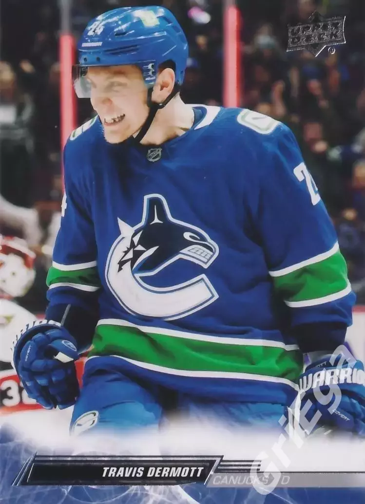 2022/23 Upper Deck Hockey #640 Travis Dermott (Vancouver Canucks)