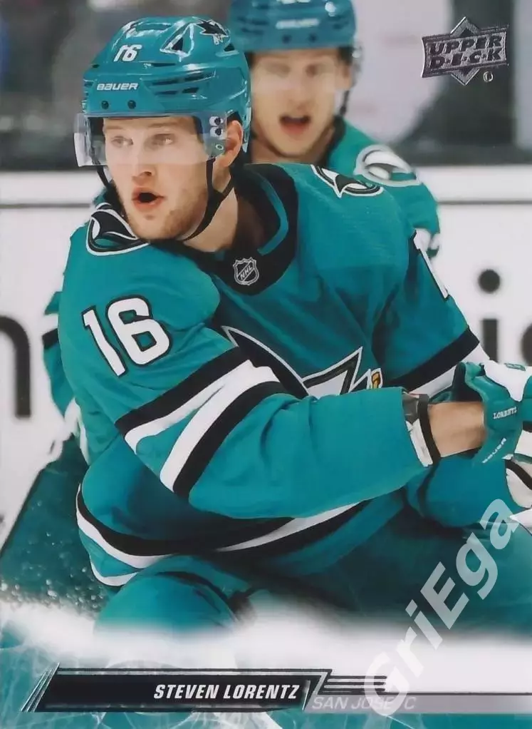 2022/23 Upper Deck Hockey #613 Steven Lorentz (San Jose Sharks)